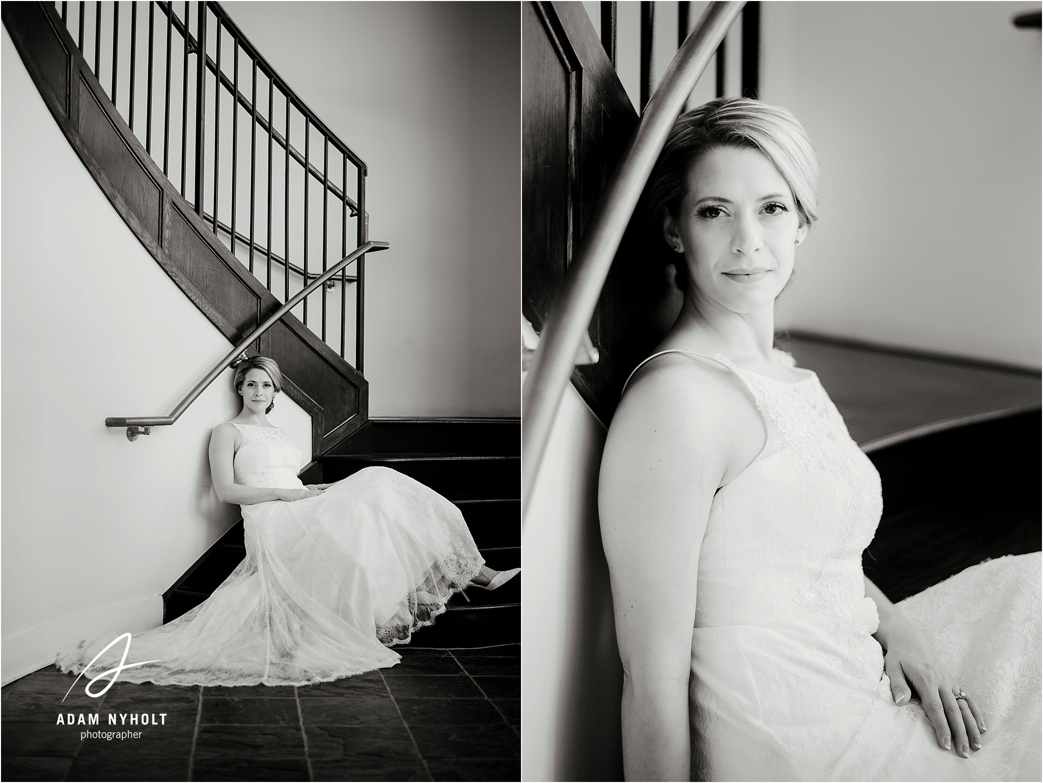 Holy Rosary Houston bridal portraits - Adam Nyholt, Photographer